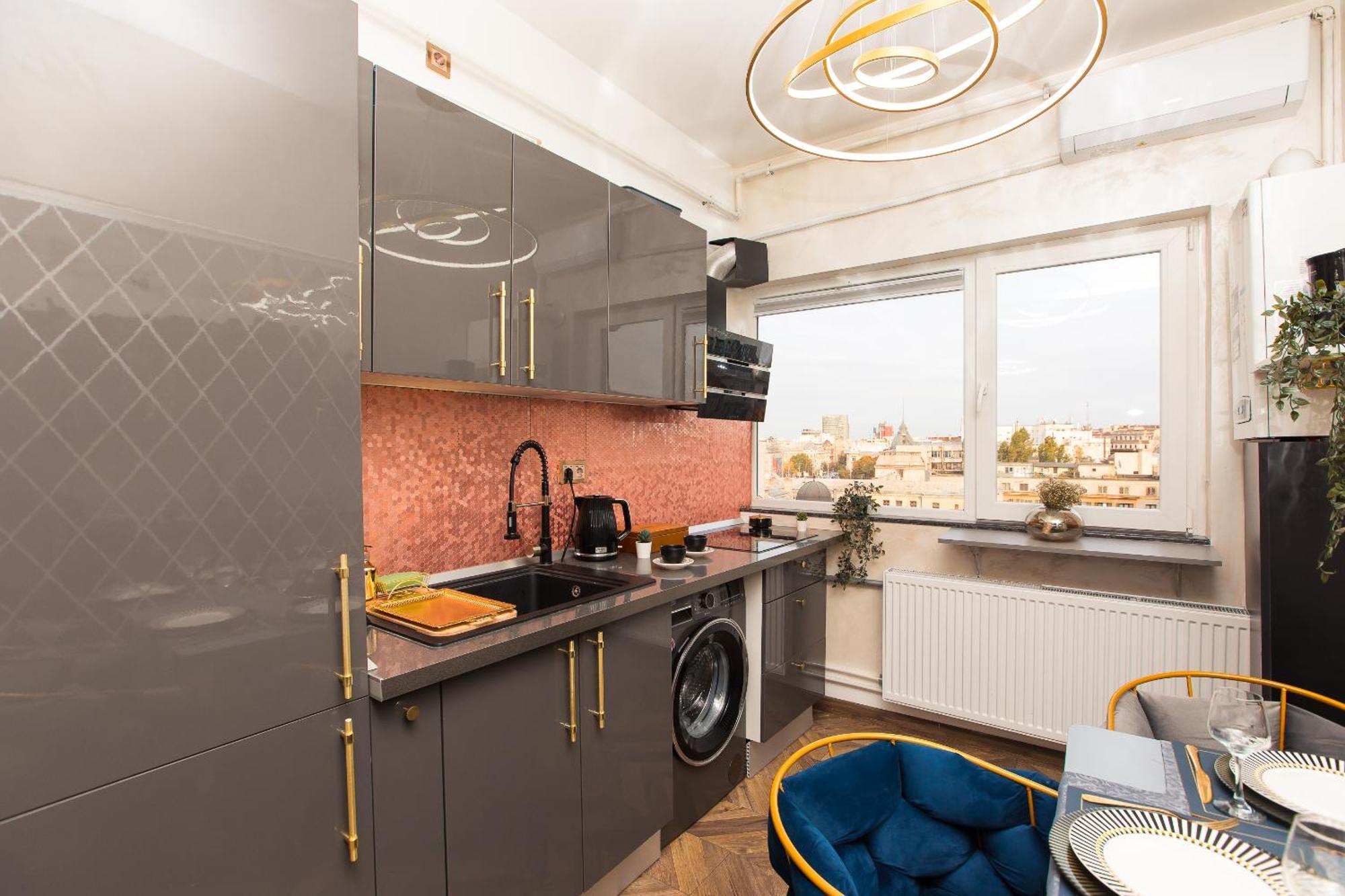 Royalty Apt With City Views On Calea Victoriei Бухарест Екстер'єр фото